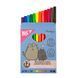 Фломастери Yes 12 кольорів Pusheen, амортизуючі 4 з 6