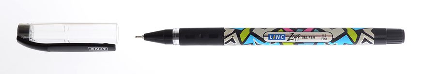 Ручка гелевая "ZAPP" черная 0,5 мм "LINC"