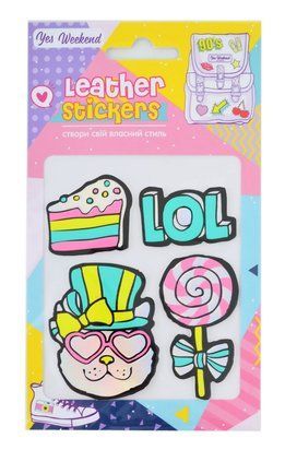 Набор наклеек YES Leather stikers "Sweets"