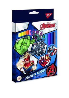 Олівці кольорові YES 18 кол. "Marvel"