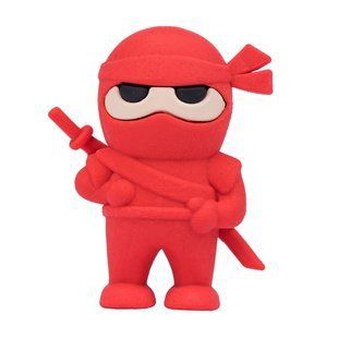 Ластик фігурний YES "Ninja", 2 кол./уп.