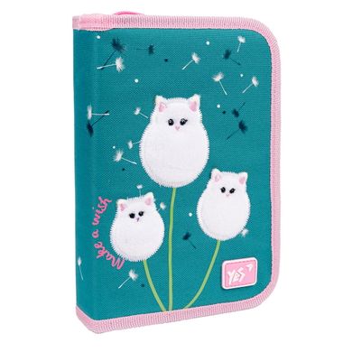 Пенал твердий YES одинарний з двома клапанами HP-04 Dandelion Cats