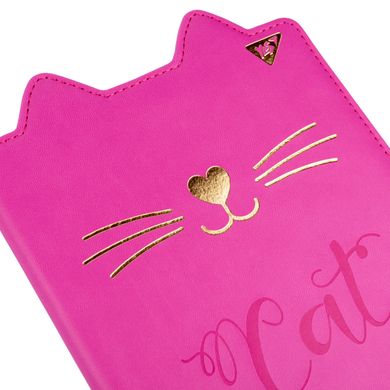 Щоденник шкільний YES PU жорсткий "Cat. Kittyeon" блінтове тиснення, фольга золото