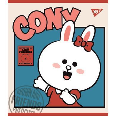Зошит А5 12 Кл. YES Line Friends