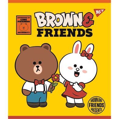 Зошит А5 12 Кл. YES Line Friends