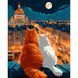 Картина по номерам SANTI Коты на крыше 40х50 см LED подсветка 1 из 7