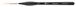 Кисть худож. синтетика "Santi Sensation", короткая ручка с изгибом, лайнер, №5/0. 1 из 3