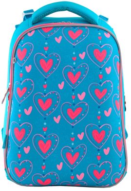Рюкзак шкільний каркасний 1 Вересня H-12 "Romantic hearts"