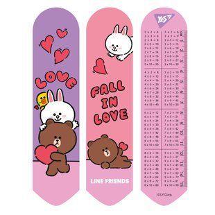 Закладинка 2D Yes Line Friends love