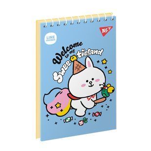 Тетрадь для записей YES А6 Line Friends 80 листов клетка