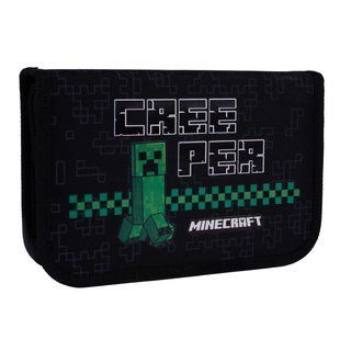 Пенал твердий одинарний з двома клапанами Yes Minecraft Time HP-04