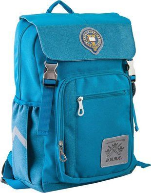 Рюкзак подростковый YES OX 283, бирюзовый, 28*39*14.5