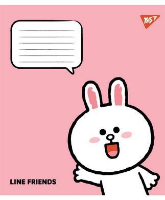 Зошит учнівський шкільний Yes Line Friends Stylish А5 12 аркушів лінія