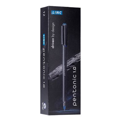 Ручка кульк/масл "Pentonic" чорна 0,7 мм "LINC"