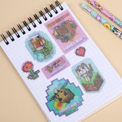 Набір наліпок 2D Yes Minecraft Spring Cute