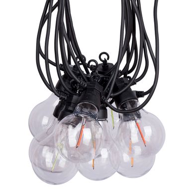 Електрогірлянда-ретро LED вулична Yes! Fun, 10 ламп, d-60 мм, багатобарвна, 8 м
