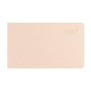 Щотижневик Leo Planner Binario 10х17 см датований 2027 м'який бежевий 128 сторінок