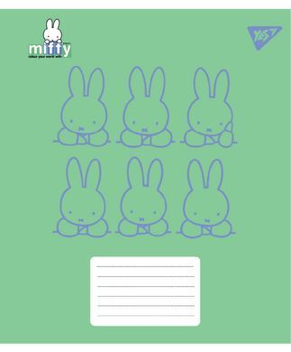 Зошит учнівський шкільний Yes Miffy Bunny А5 24 аркушів лінія