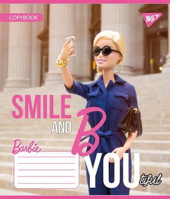Зошит шкільний Yes Barbie 12 листів клітинка