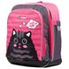 Рюкзак шкільний SMART H-55 "Cat rules", рожевий/чорний 2 з 4