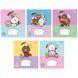 Зошит шкільний Yes Line Friends. Sweetieland 12 аркушів лінія 1 з 6