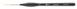 Кисть худож. синтетика "Santi Sensation", короткая ручка с изгибом, лайнер, №3/0. 1 из 2