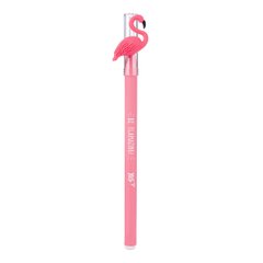 Ручка масляная YES «Caribbean flamingo» 0,7 мм, синяя