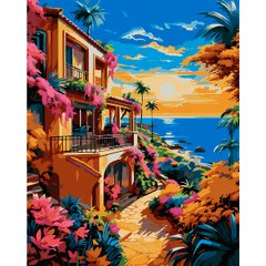 Картина за номерами SANTI Тропічний рай 40х50