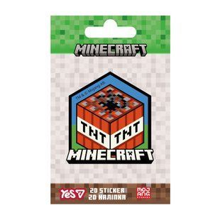 Наклейка 2D Yes Minecraft TNT