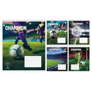 Зошит учнівський шкільний Yes Champion А5 24 аркушів лінія