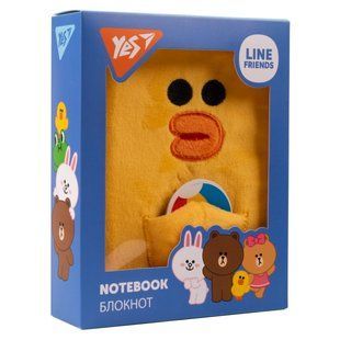 Блокнот пушистый YES Line Friends Sally