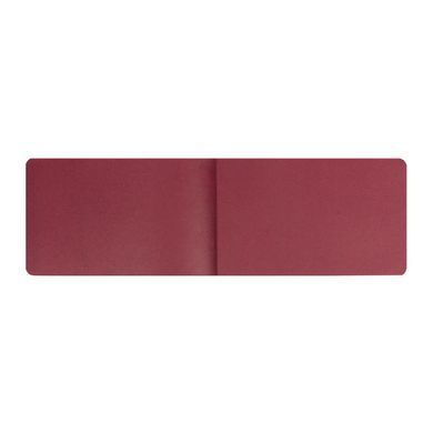 Щотижневик Leo Planner Binario 10х17 см датований 2027 м'який бордовий 128 сторінок