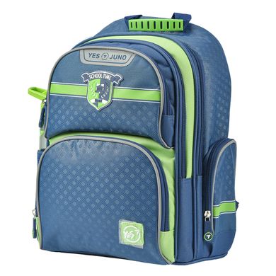 Рюкзак шкільний YES S-30 Juno "School time" синій/зелений