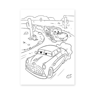 Раскраска А4 1Вересня "Cars 7", 12 стр.