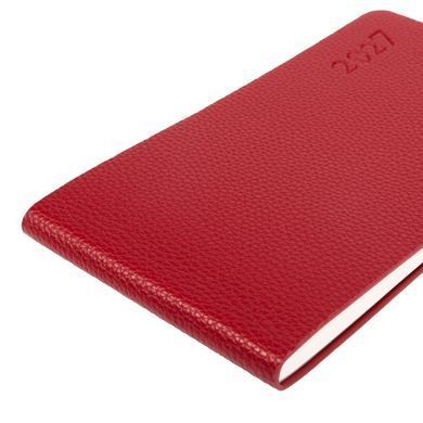 Щотижневик Leo Planner Binario 10х17 см датований 2027 м'який бордовий 128 сторінок