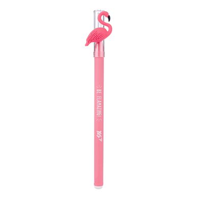 Ручка масляная YES «Caribbean flamingo» 0,7 мм, синяя