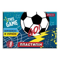Пластилин 1Вересня 8 цв. "Team football", Украина