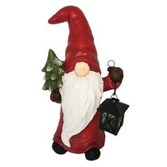 Новогодняя декоративная фигура "Дед Мороз в колпаке", 43 см