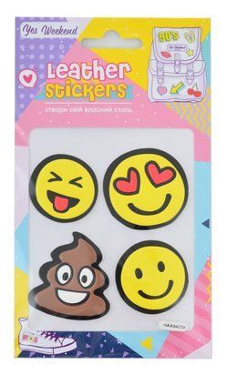Набор наклеек YES Leather stikers "Smile"