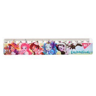 Линейка YES 15 см "Enchantimals"