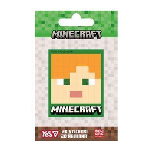 Наклейка 2D Yes Minecraft Alex
