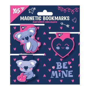 Закладки магнитные YES Hi, koala!, 3шт.