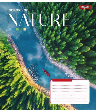 Тетрадь для записей 1В Colors of nature 60 листов клетка