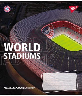 Зошит для записів Yes World stadium 60 аркушів лінія