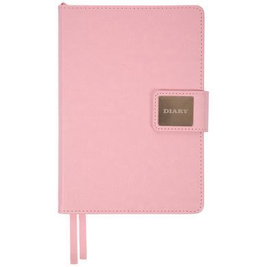 Щоденник А5 Leo Planner датований 2026 "Chiara", твердий, рожевий, 368 сторінок Щоденник А5 Leo Planner датований 2026 "Chiara", твердий, рожевий, 368 сторінок