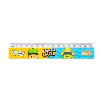 Линейка Yes Stumble Guys 15 см