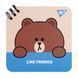 Блокнот YES 110х110 мм, 80 л., дв. cпираль Line Friends Brown 1 из 2
