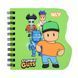 Блокнот фігурний Yes Stumble Guys Green 100x100 30 аркушів клітинка 1 з 3