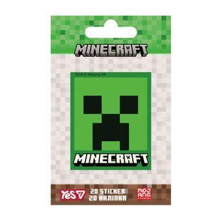 Наклейка 2D Yes Minecraft Creeper