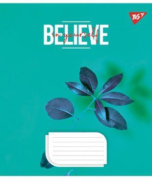 Тетрадь для записей Yes Believe in yourself 48 листов клетка